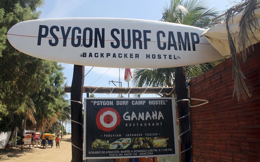 Hostel Psygon Surf Camp Máncora Exteriér fotografie